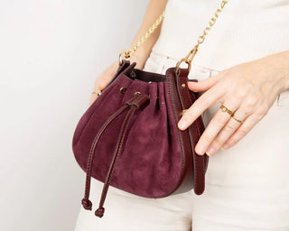Valentina Women's Suede Leather Bag