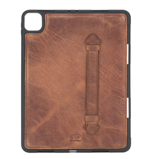 Solo Pelle Leder Hülle geeignet für Apple iPad Pro 11 I passend für 2. 3. 4. Generation "Stanford" - Vintage Braun