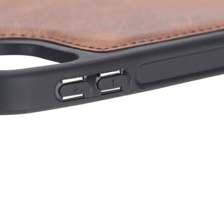 Solo Pelle Leder Hülle geeignet für Apple iPad Pro 12.9 I passend für 4. 5. 6. Generation. Unterstützt Pencil 2  "Stanford" -  Vintage Braun