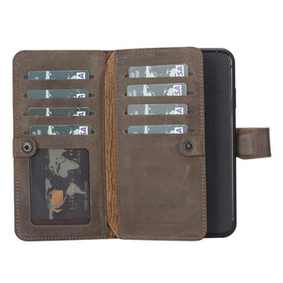 Apple iPhone X Series Detachble Double Leather Wallet Case / DMW
