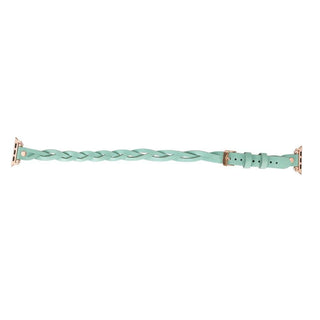 Leather Apple Watch Bands - Ferro Braided DT Peggy Rose Gold Trok Style
