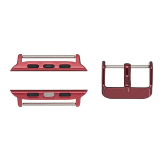 Leather Apple Watch Bands - Ferro Gold Trok Style