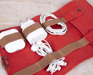 Leather Cable Organizer
