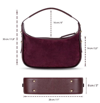 Dolcezza Suede Leather Women's Bag