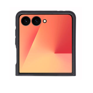 Solo Pelle Lederhülle für das Samsung Galaxy Z Flip 7 Hülle aus echtem Leder, Model: Stanford klappbar (Cognac Braun)