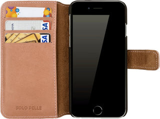Solo Pelle iPhone 6 / 6S Case Lederhülle Ledertasche "Wallet" Tasche