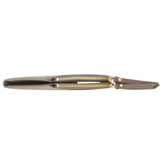 Solo Pelle Damen Leder Geldbörse/Portemonnaie/Portmonee/aus echtem Leder und mit Doppelnaht Palermo in Floater Taupe