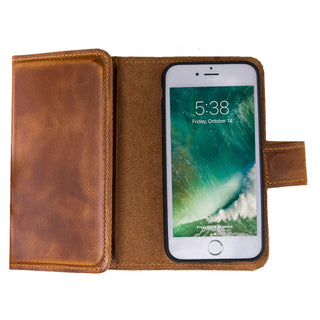 Santa iPhone SE / 8 / 7 Leather Detachable Wallet Case