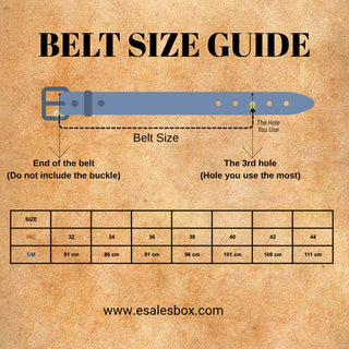 Sport Man Leather Men's Belt