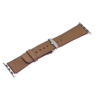 Maison de Noblesse Lederarmband für das Apple Watch Series 1-4 I Armband für das original Apple Watch 1, 2, 3 und 4 in Braun 38/40mm