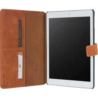 Solo Pelle iPad/Ipad 2 / Ipad 3 / Ipad 4 Ledertasche Case Hülle Miami aus echtem Leder mit Standfunktion (iPad/Ipad 2 / Ipad 3 / Ipad 4, Vintage Braun)