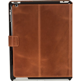 Solo Pelle iPad/Ipad 2 / Ipad 3 / Ipad 4 Ledertasche Case Hülle Miami aus echtem Leder mit Standfunktion (iPad/Ipad 2 / Ipad 3 / Ipad 4, Vintage Braun)