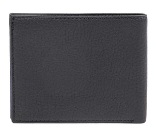 Solo Pelle Slim Wallet aus echtem Leder Platz für 4-8 Karten magnetisch abnehmares Kartenetui in Steingrau