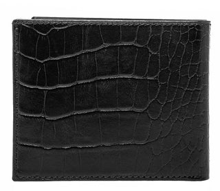 Solo Pelle Slim Wallet aus echtem Leder Platz für 4-8 Karten magnetisch abnehmares Kartenetui in Steingrau