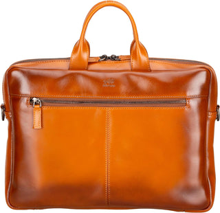 Solo Pelle Leder Aktentasche I Businesstasche I Arbeitstasche I Reisetasche I Tasche Apollo MacBook 13 Zoll + 14 Zoll M1 M2