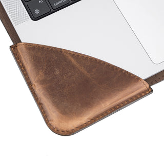 Solo Pelle MacBook Pro 14 Zoll (2021-2024) Ledertasche Case Hülle Münich - Cognac Braun