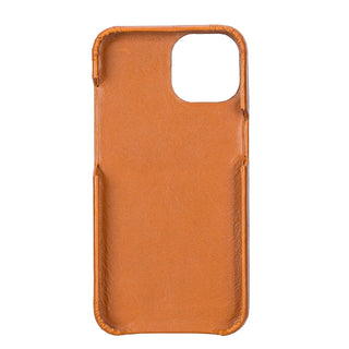 Solo Pelle Lederhülle für das iPhone 14 in 6.1 Zoll Princeton Case - Cognac Braun