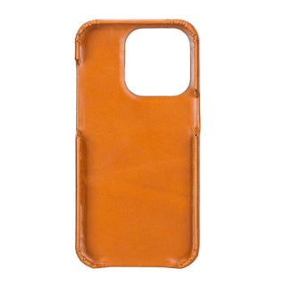 Solo Pelle Lederhülle für das iPhone 14 Pro in 6.1 Zoll Princeton Case - Vintage Braun